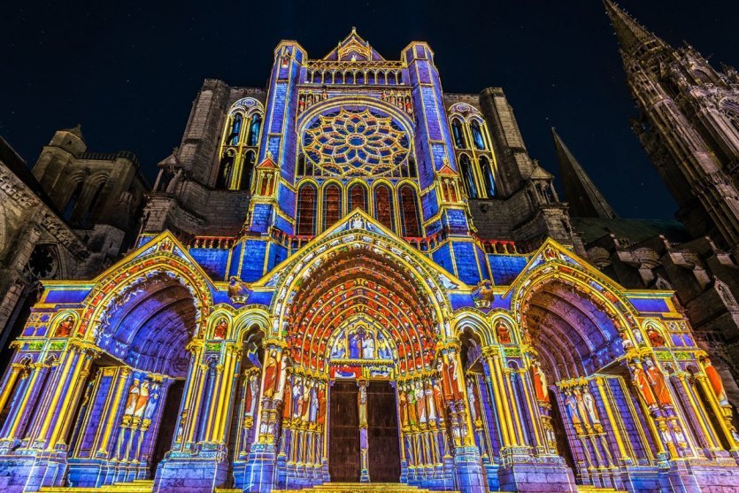 Chartres en lumière Cathédrale